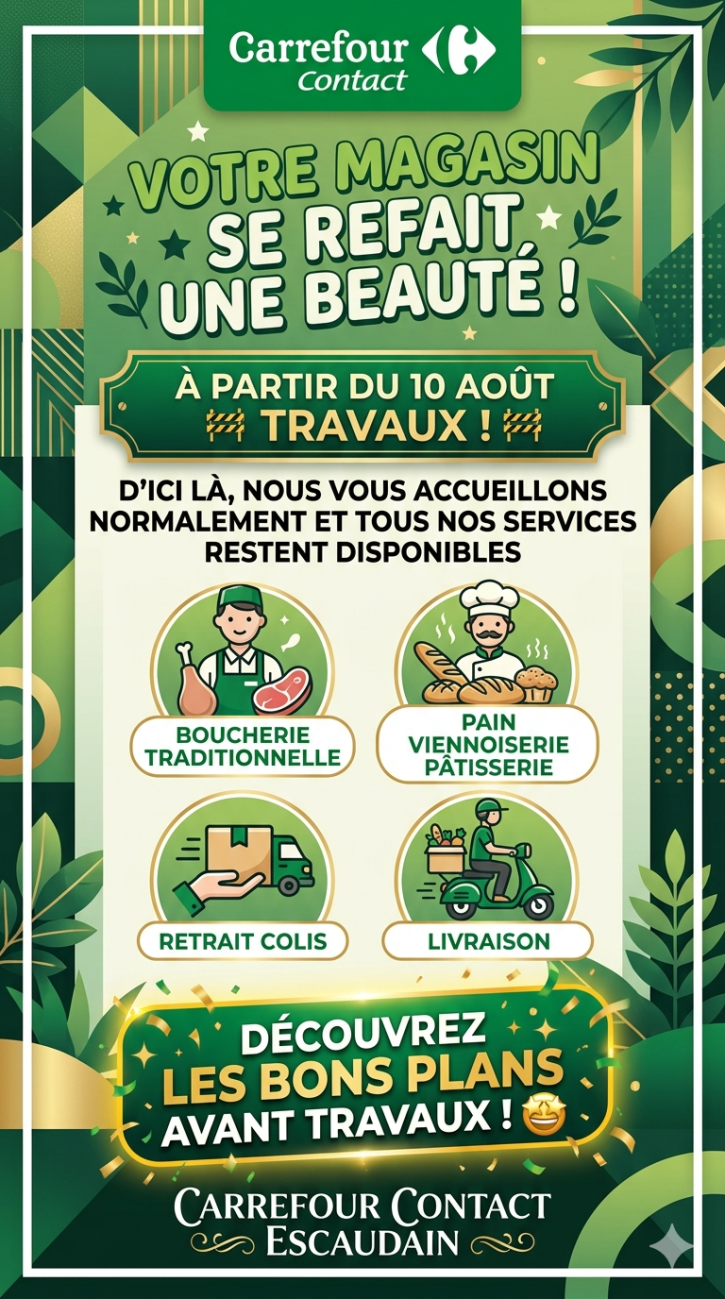 Fermeture Carrefour Contact